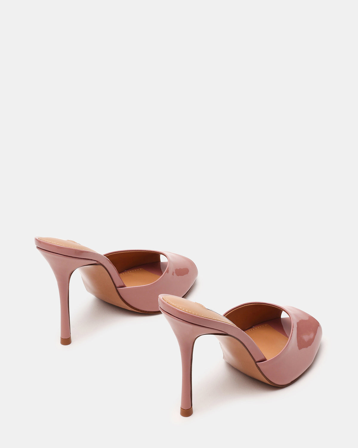 PRIYA Dark Blush Patent Mule Women's Heel