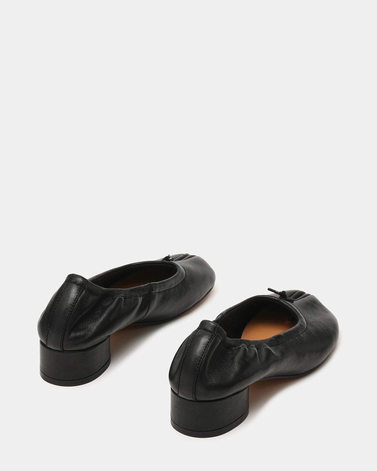 CYRA Black Leather Split Toe Tabi Women's Heel