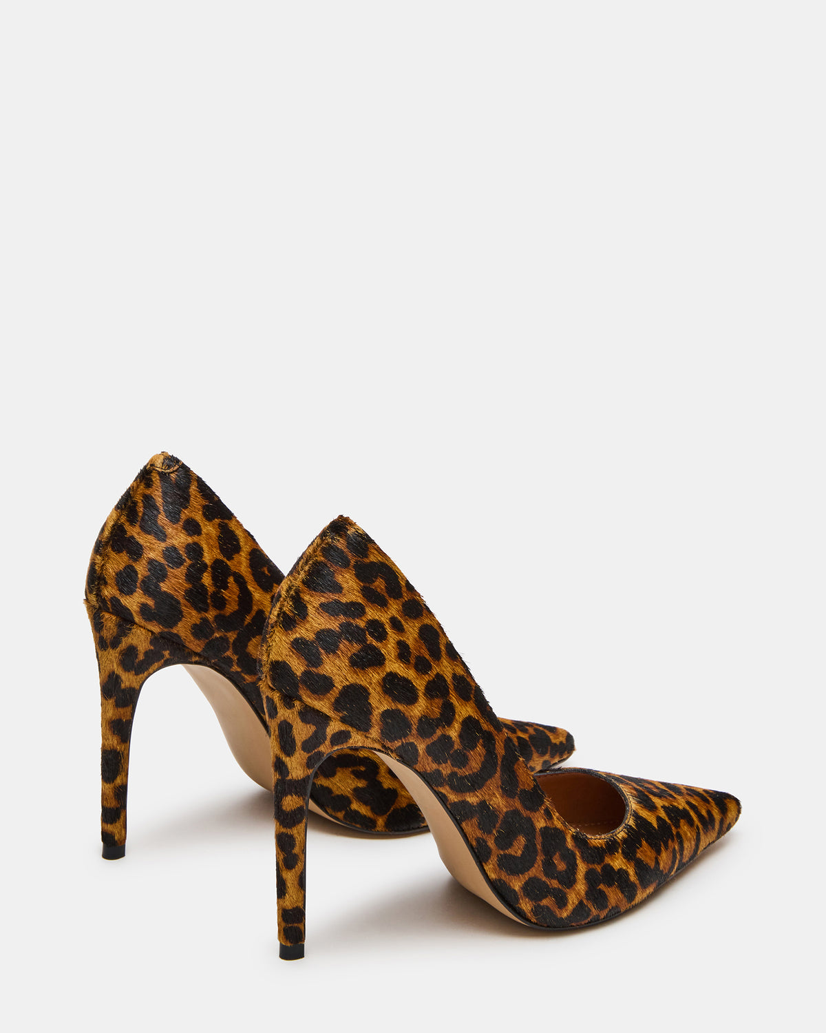 NOIR Leopard Pointed-Toe Stiletto Pump Women's Heels