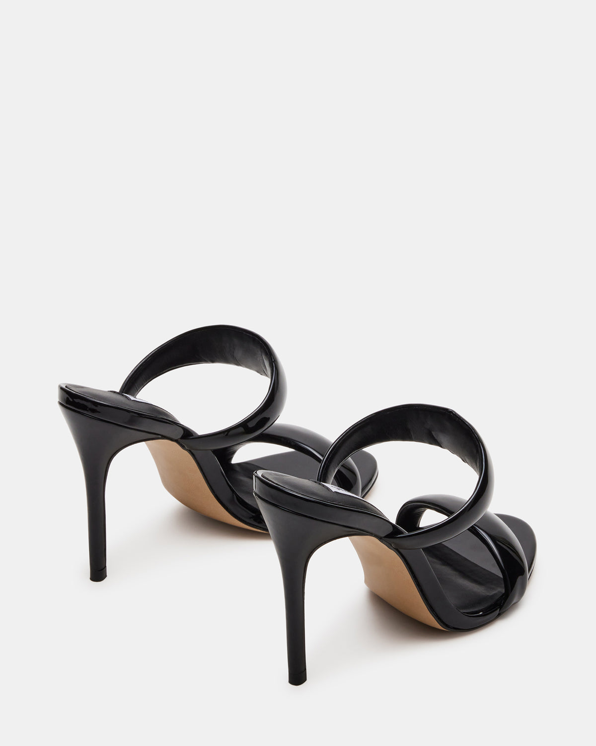 SATURN Black Stiletto Mule Women's Heel