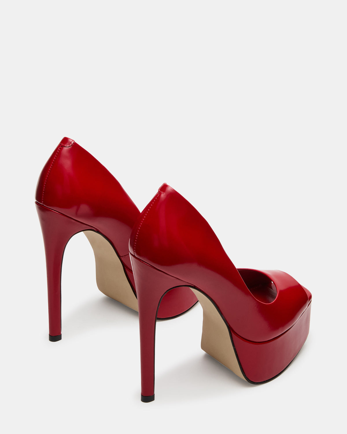 IVES Red Box Platform Square-Toe Stiletto Women's Heel