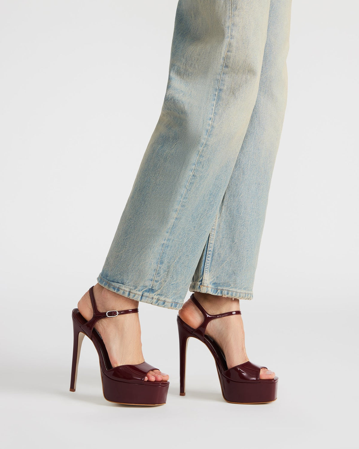 COLOGNE Tan Nubuck Platform Stiletto Women's Heel