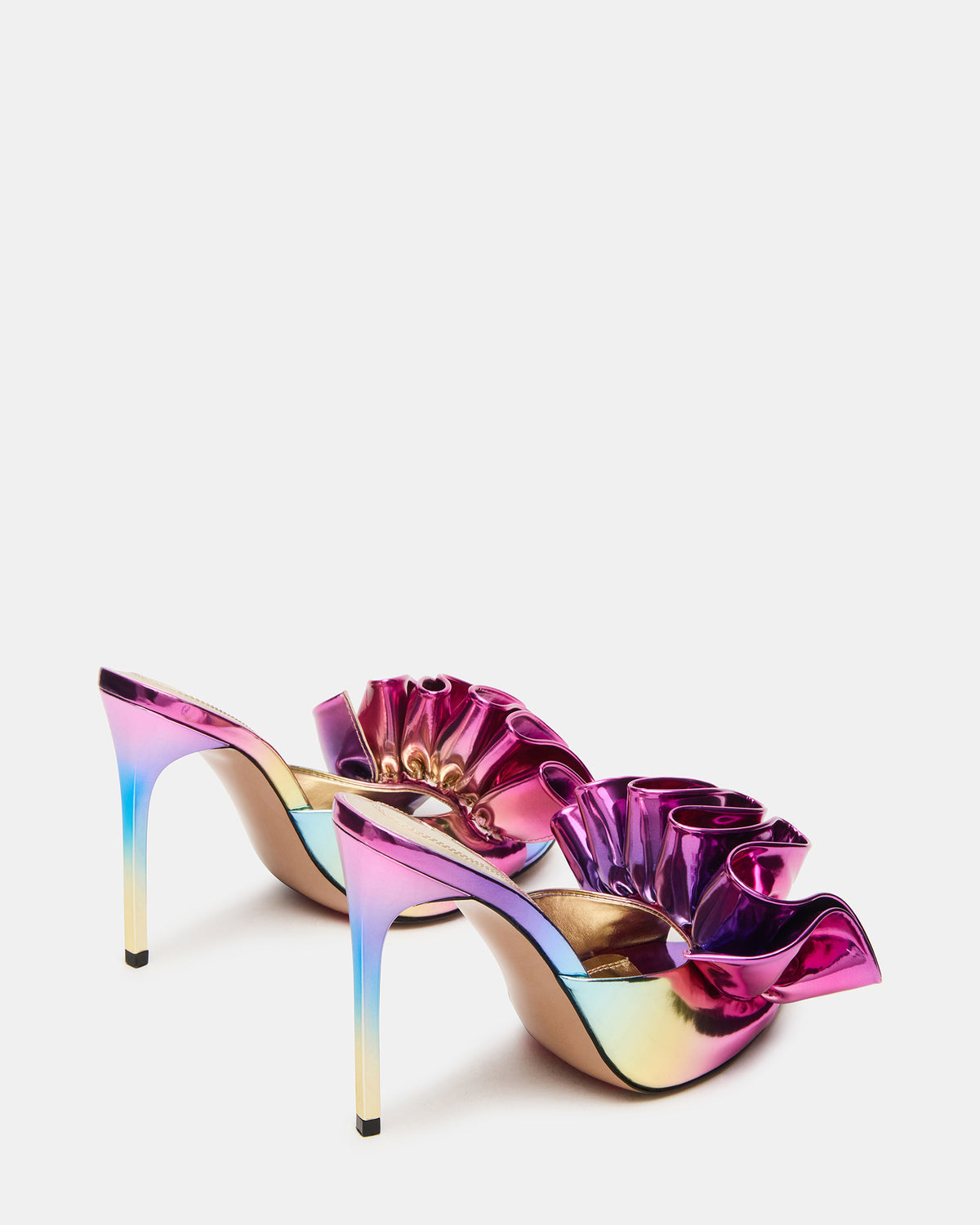 AFFINITY Metallic Multi Women's Pointed-Toe Stiletto Mule Heel