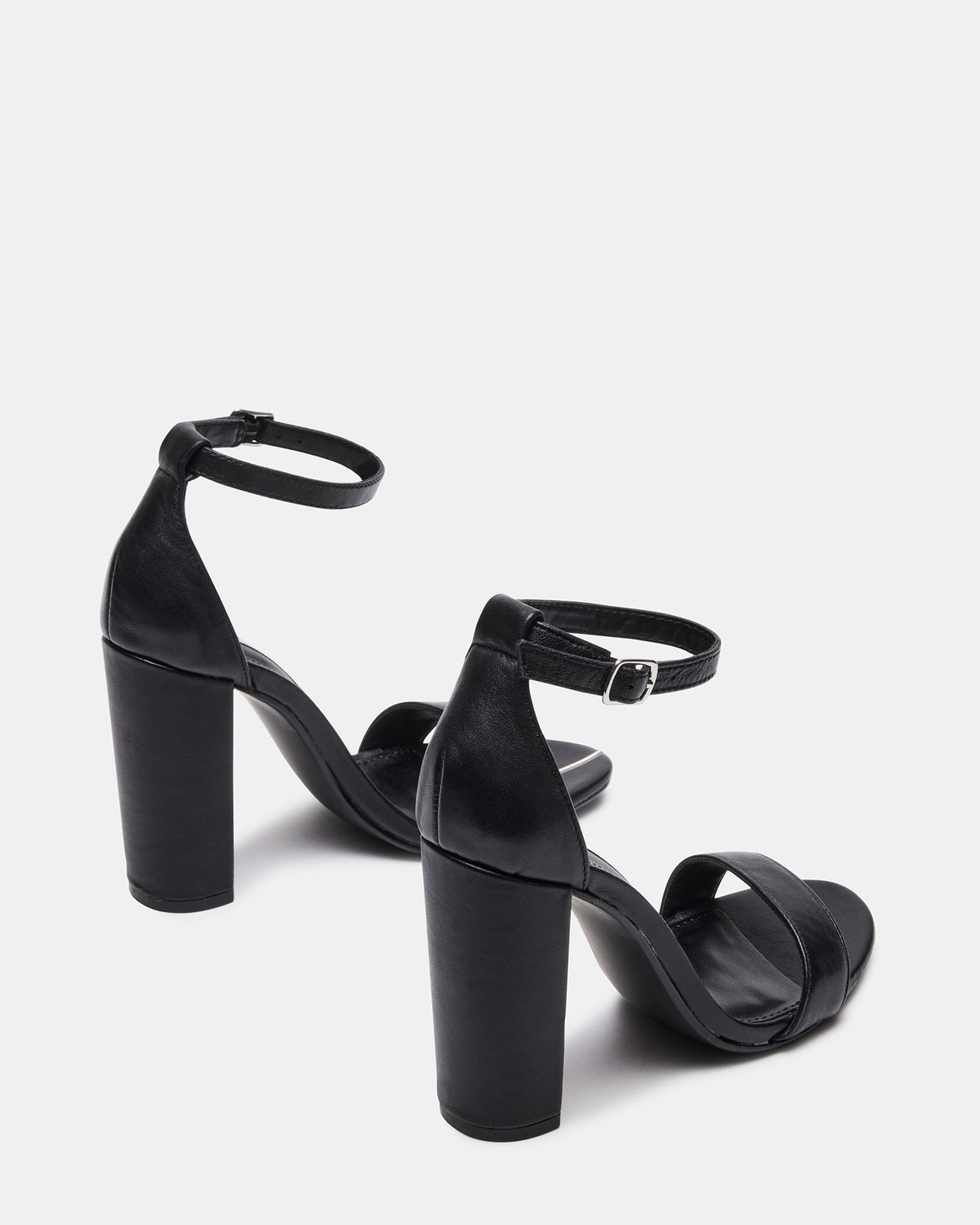 CARRSON Black Leather Women's Heel