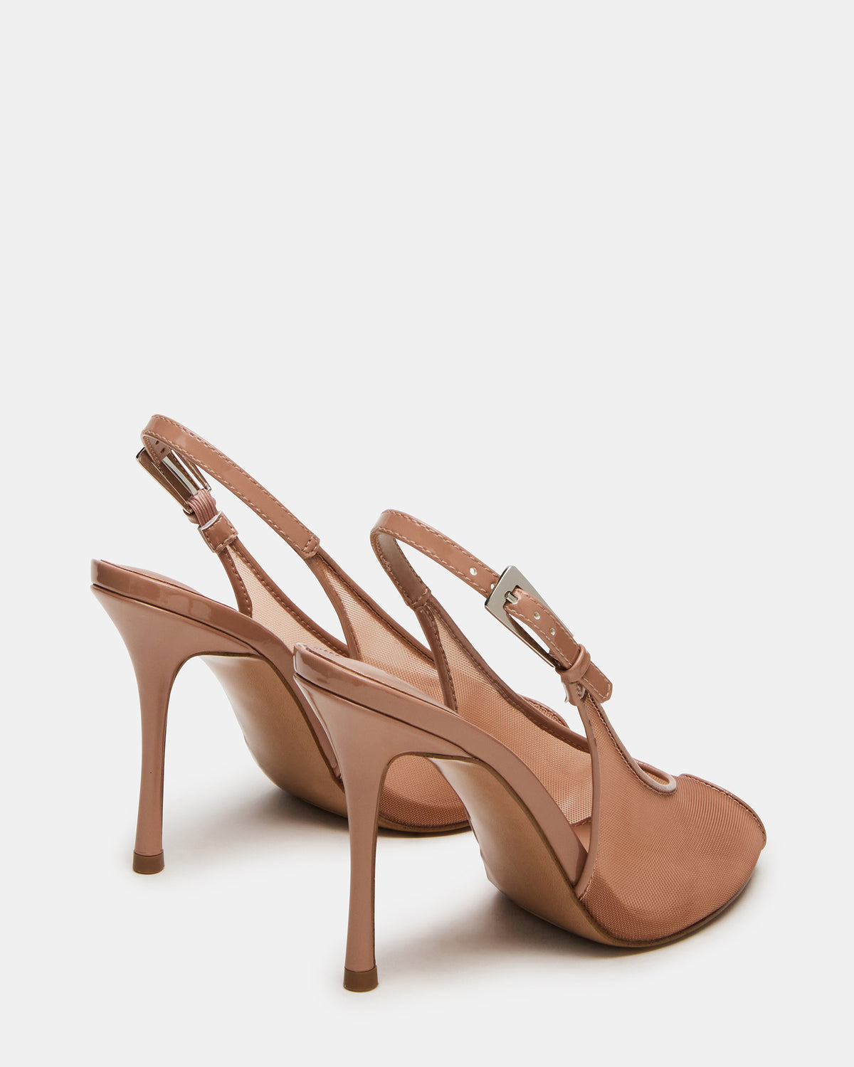 PRESCOTT Natural Mesh Women's Slingback Stiletto Heel
