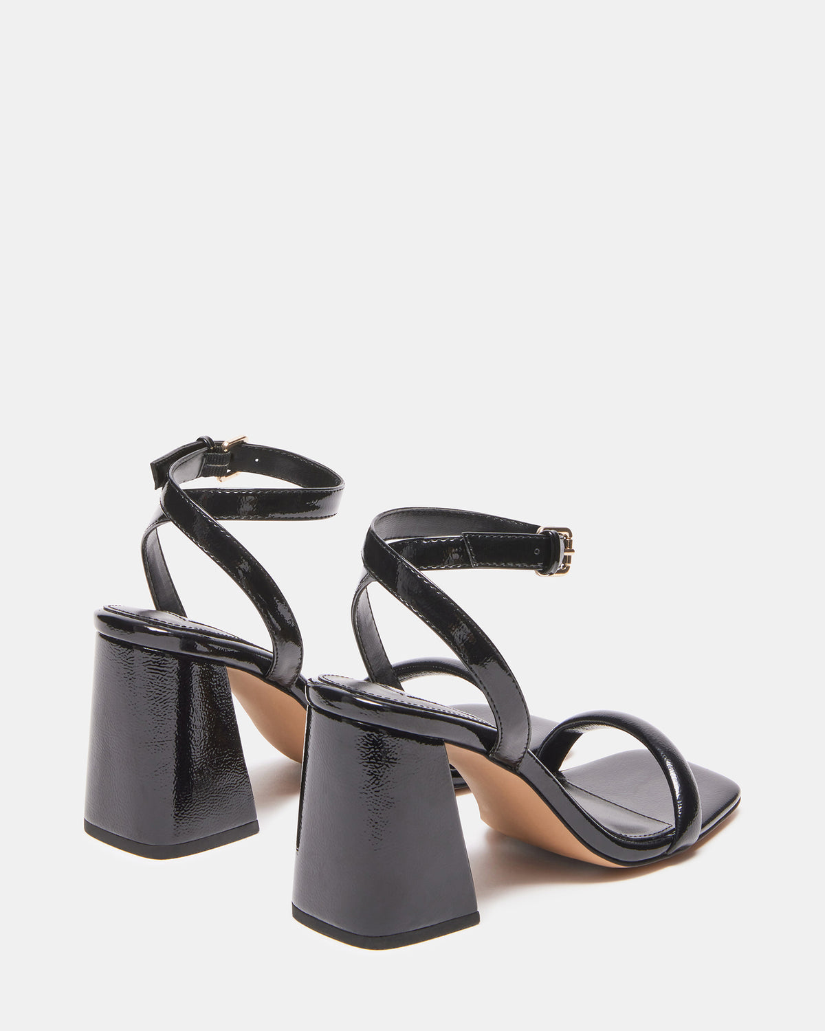 GRETIN Black Square Toe Heels | Women's Heels