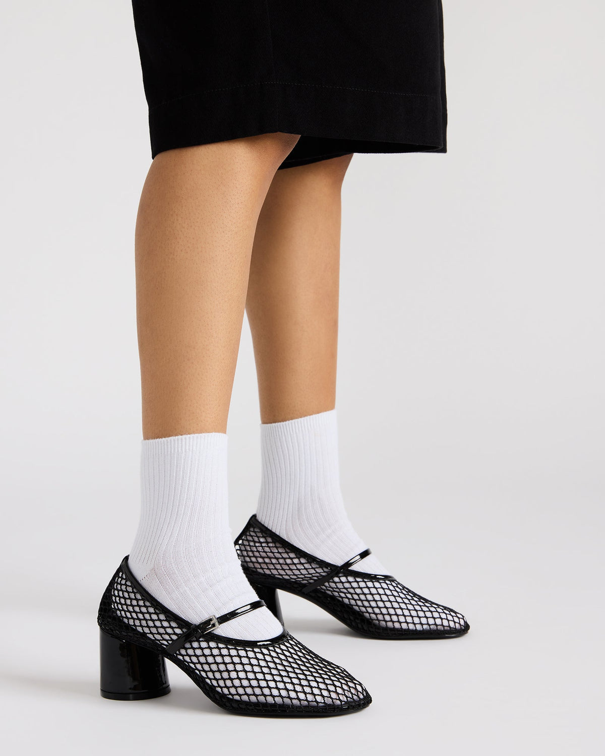 RAYNOR Butter Women's Mary Jane Mesh Block Heel