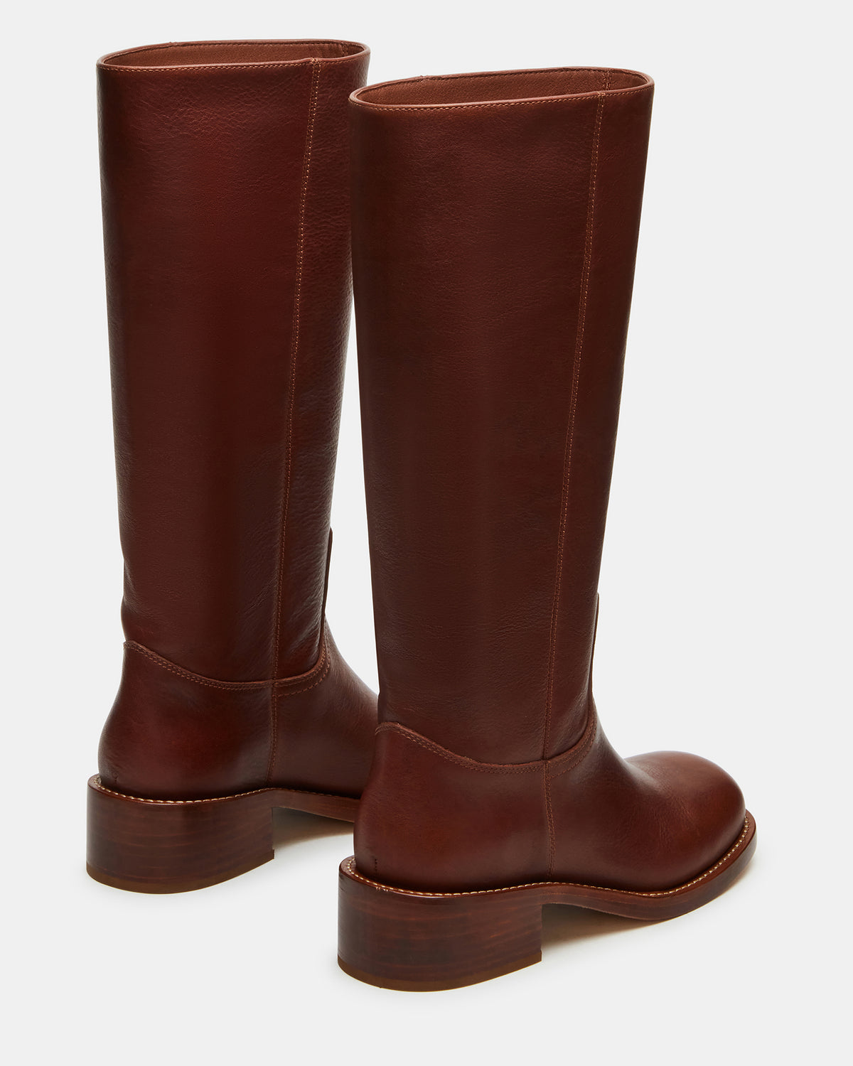 RIGGS Rust Leather Square-Toe Women's Boot