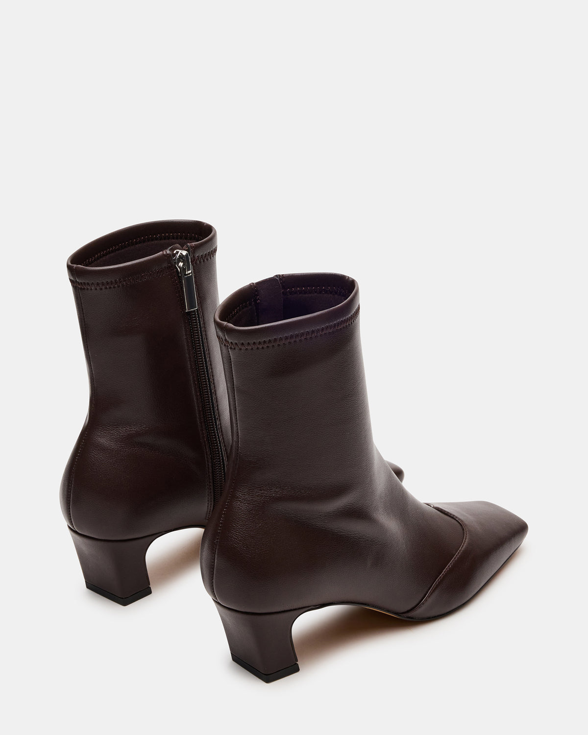 JETER Brown Square-Toe Women's Ankle Boot