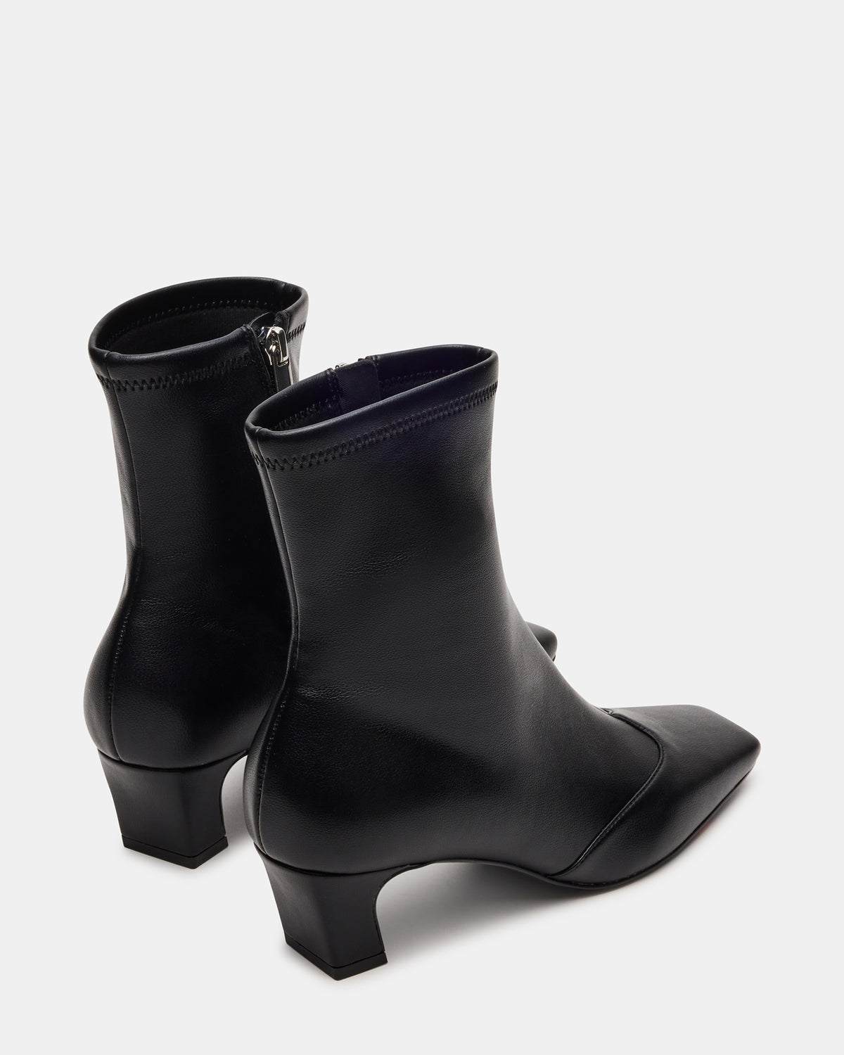 JETER Black Square-Toe Women's Ankle Boot