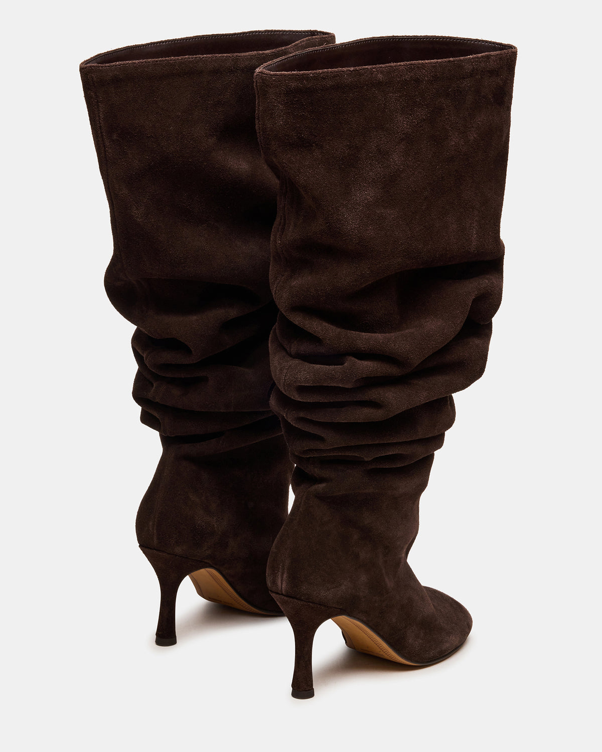 ALLISON Brown Suede Over-The-Knee Heeled Women's Boot Steve Madden BROWN SUEDE