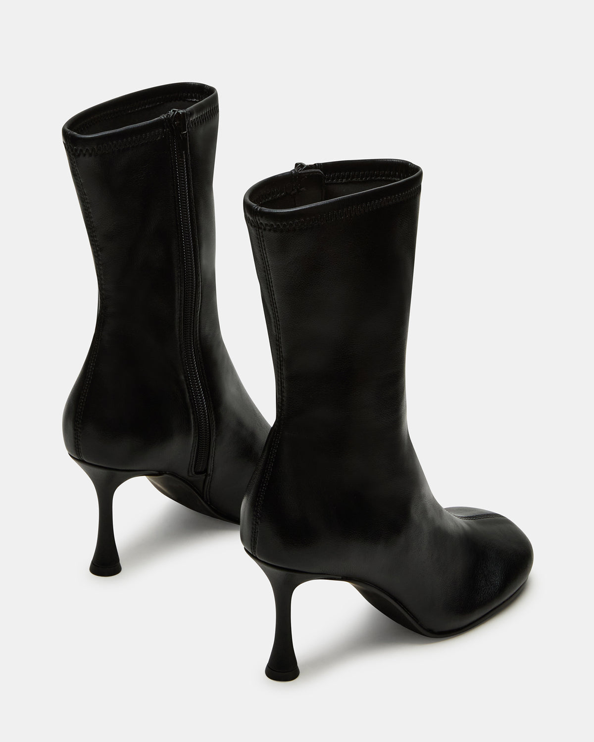 LORENZA Black Heeled Women's Ankle Boot