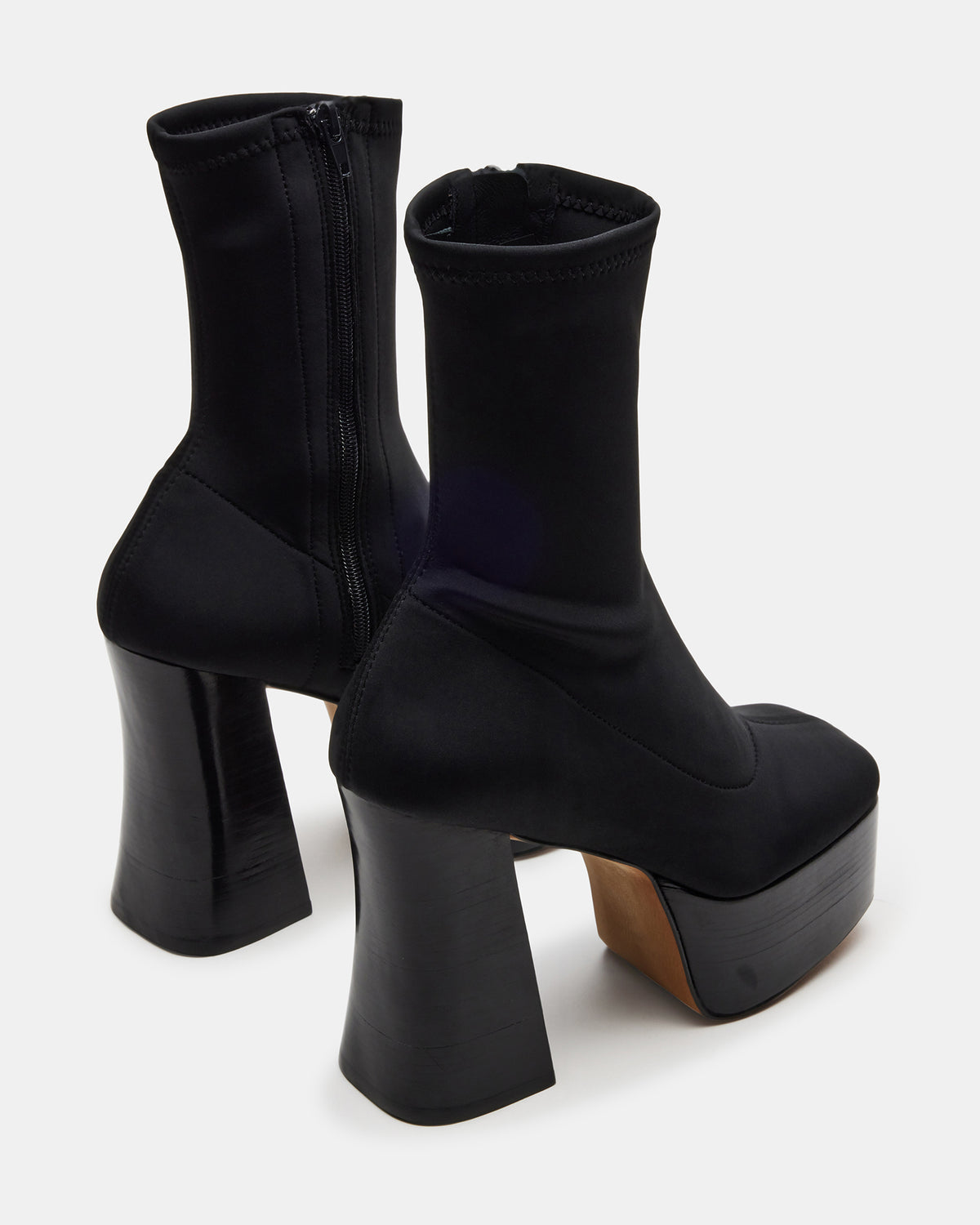 SOHO Black Super Platform Ankle Boot | Women's Booties