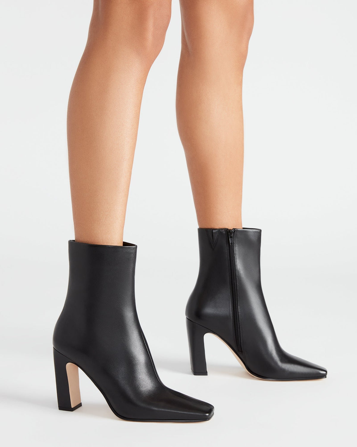 LIZABELLE Mauve Square Toe Ankle Boot | Women's Booties