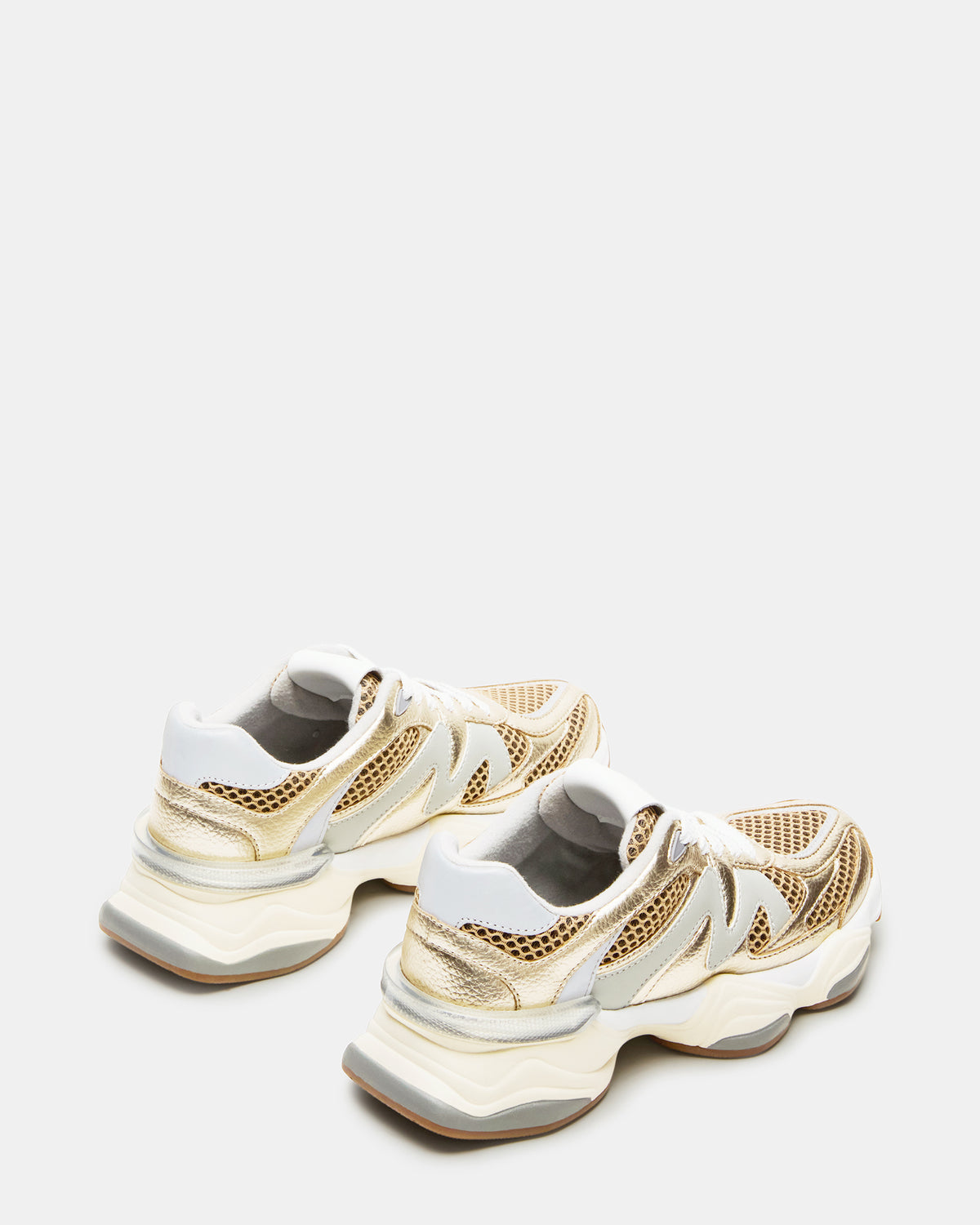 SEBI Gold Multi Low-Top Lace-Up Women's Sneaker