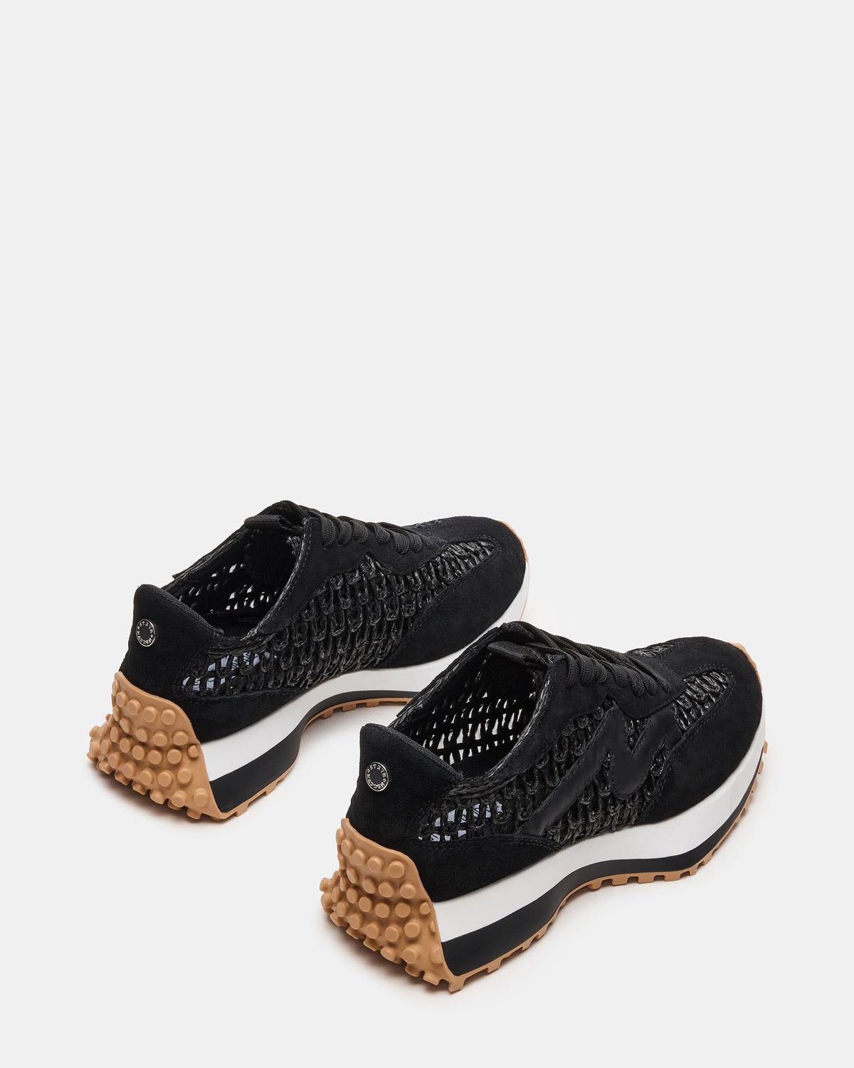CAMPO Black/Beige Lace-Up Women's Sneaker