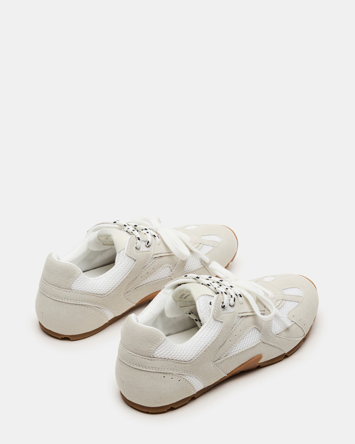 AZIEL White Low-Top Lace-Up Women's Sneakers