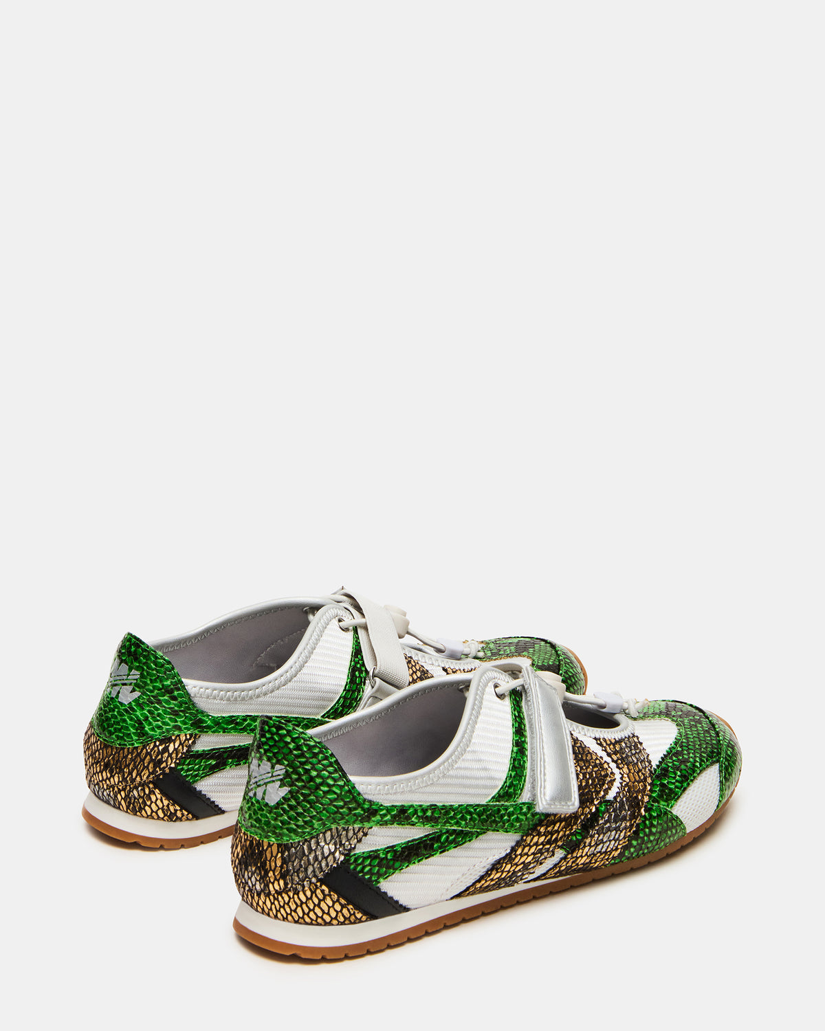 VIPER Green Multi Low-Top Velcro Women's Sneaker