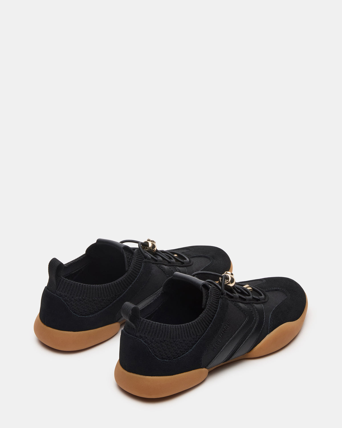 REBOOT Black Glitter Black Low-Top Lace-Up Women's Sneaker