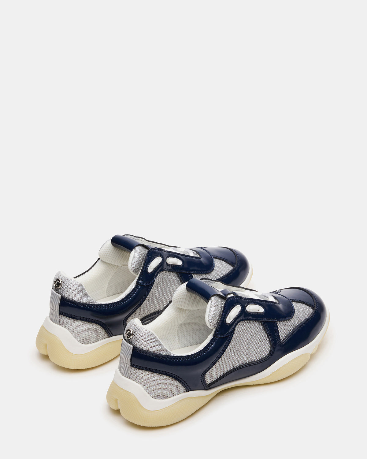 DUSTIN Navy Mesh Lace-Up Low-Top Women's Sneaker