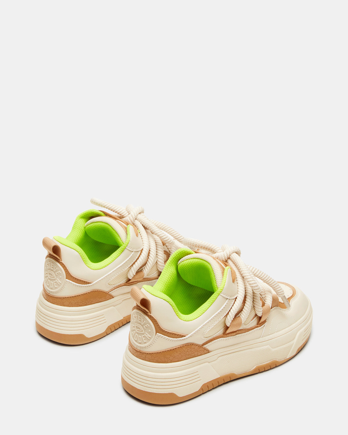 BOOMER Tan Multi Platform Chunky Sneaker | Women's Sneakers