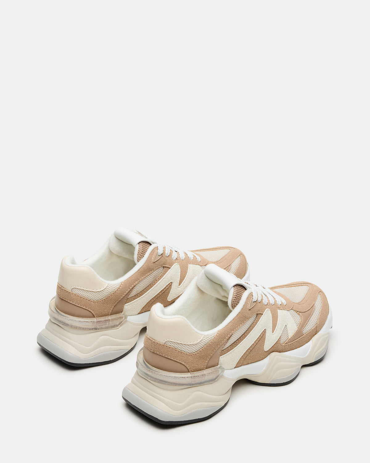 SEBI Taupe Multi Low-Top Lace-Up Women's Sneaker
