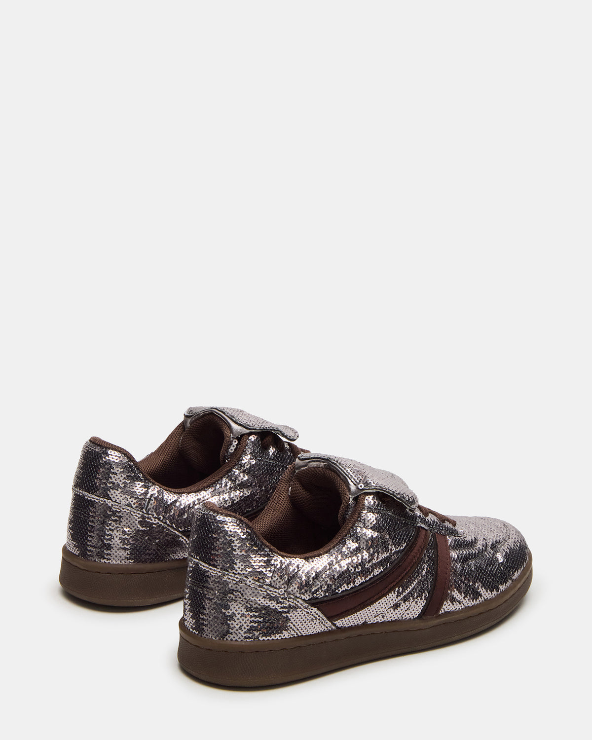 MADRID Sequin Pewter Low-Top Sneaker | Women's Sneakers