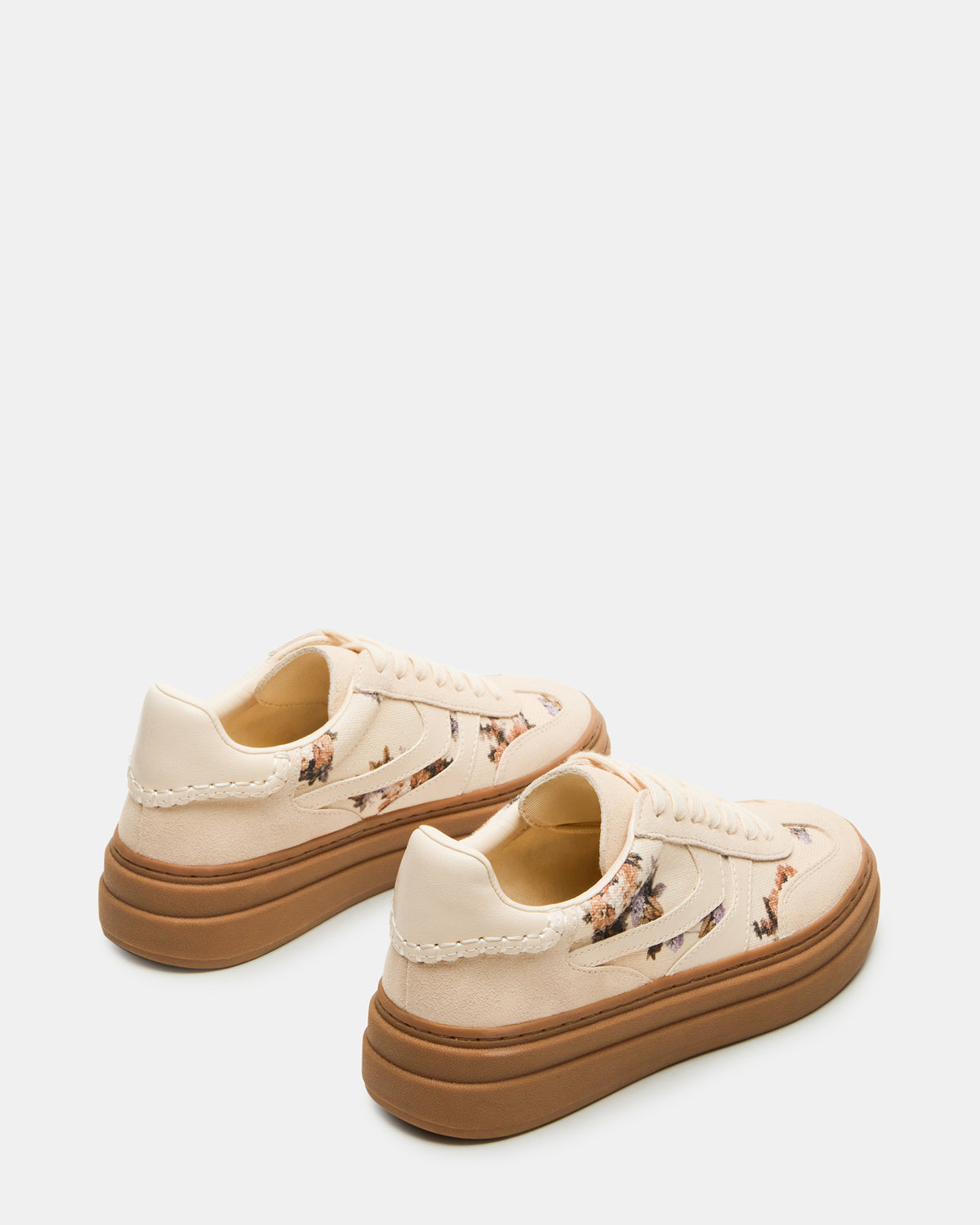 DODGE Floral Multi Low-Top Platform Women's Sneaker