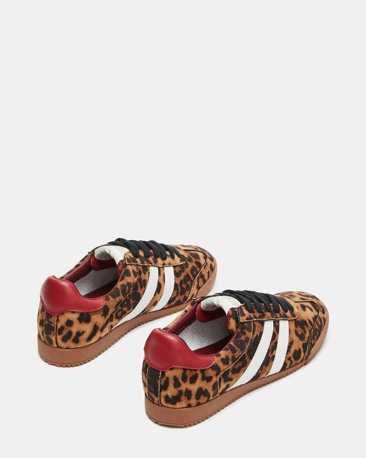 HUDSIN Leopard Women's Lace-Up Low-Top Sneaker