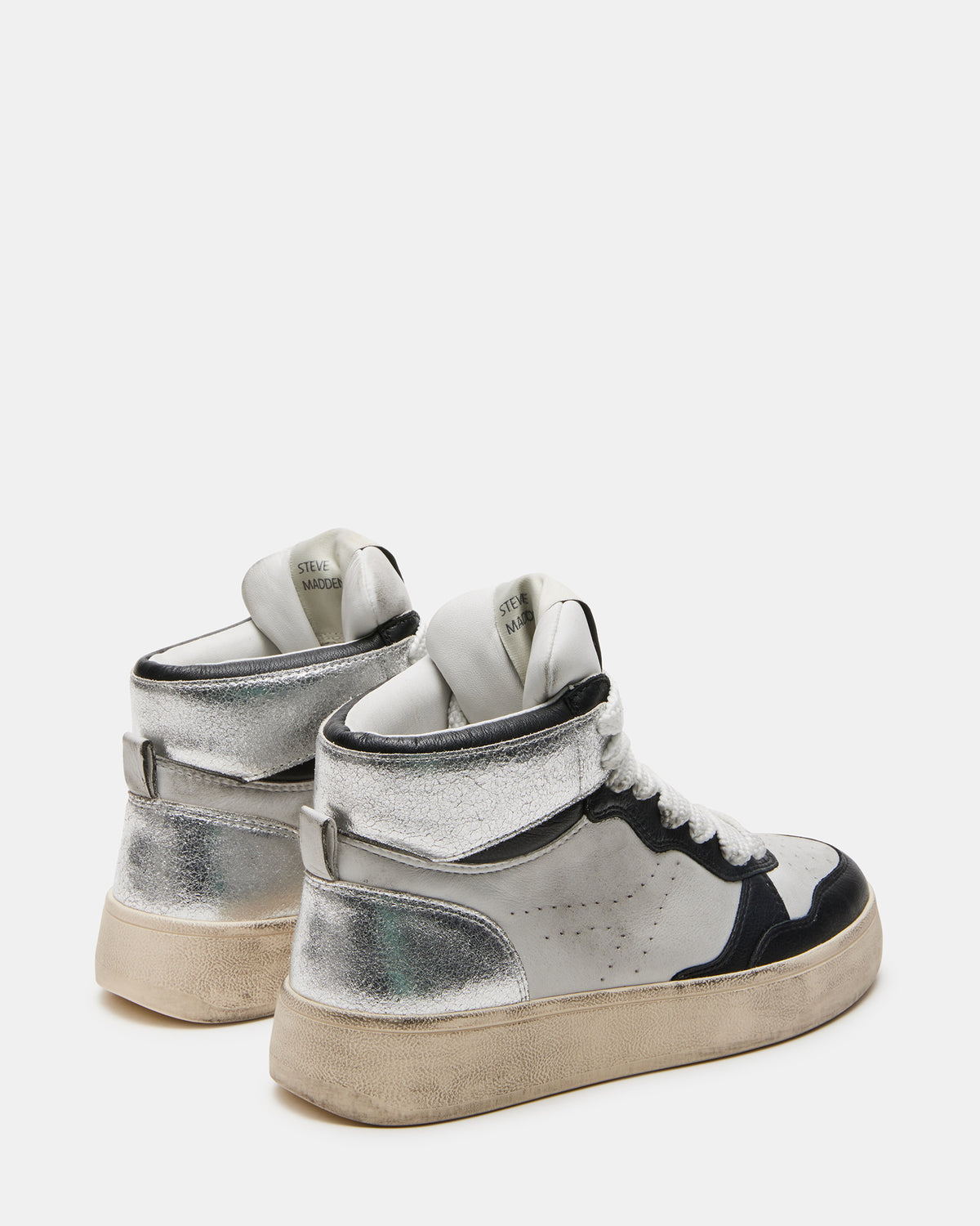 ENDLESS Black White High-Top Lace-Up Sneaker | Women's Sneakers