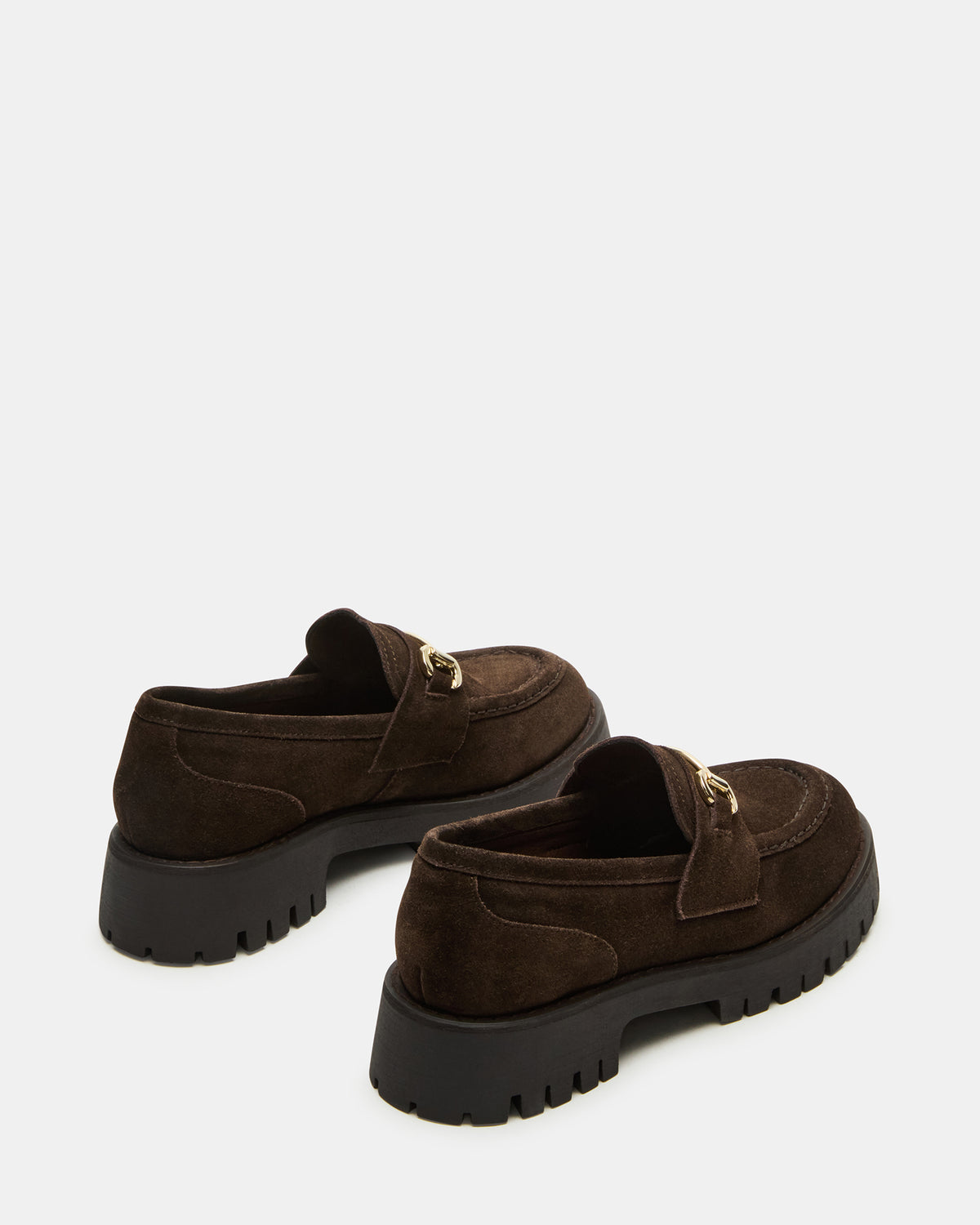 LANDO Brown Suede Lug Women's Loafer