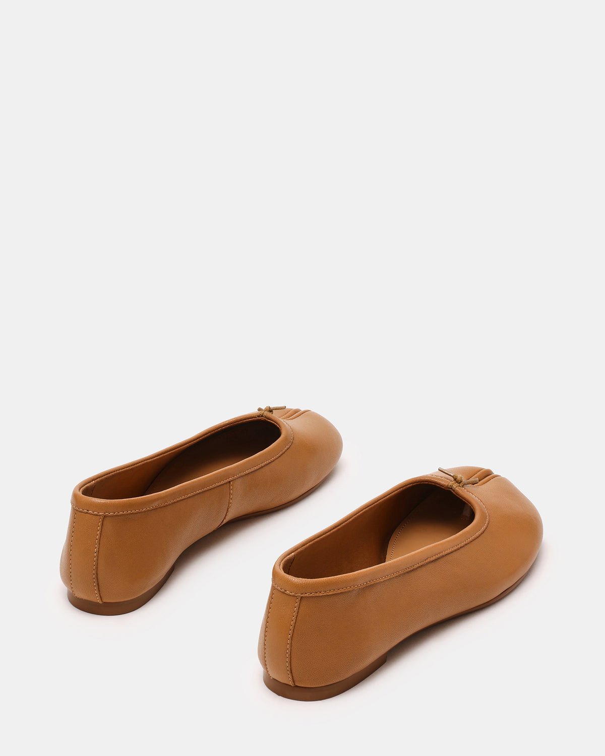 CALICO Tan Leather Split Toe Tabi Women's Ballet Flat