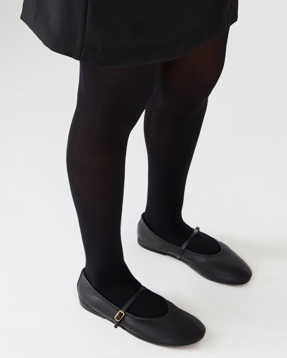 BESETTE Tan Leather Mary Jane Ballet Women's Flat