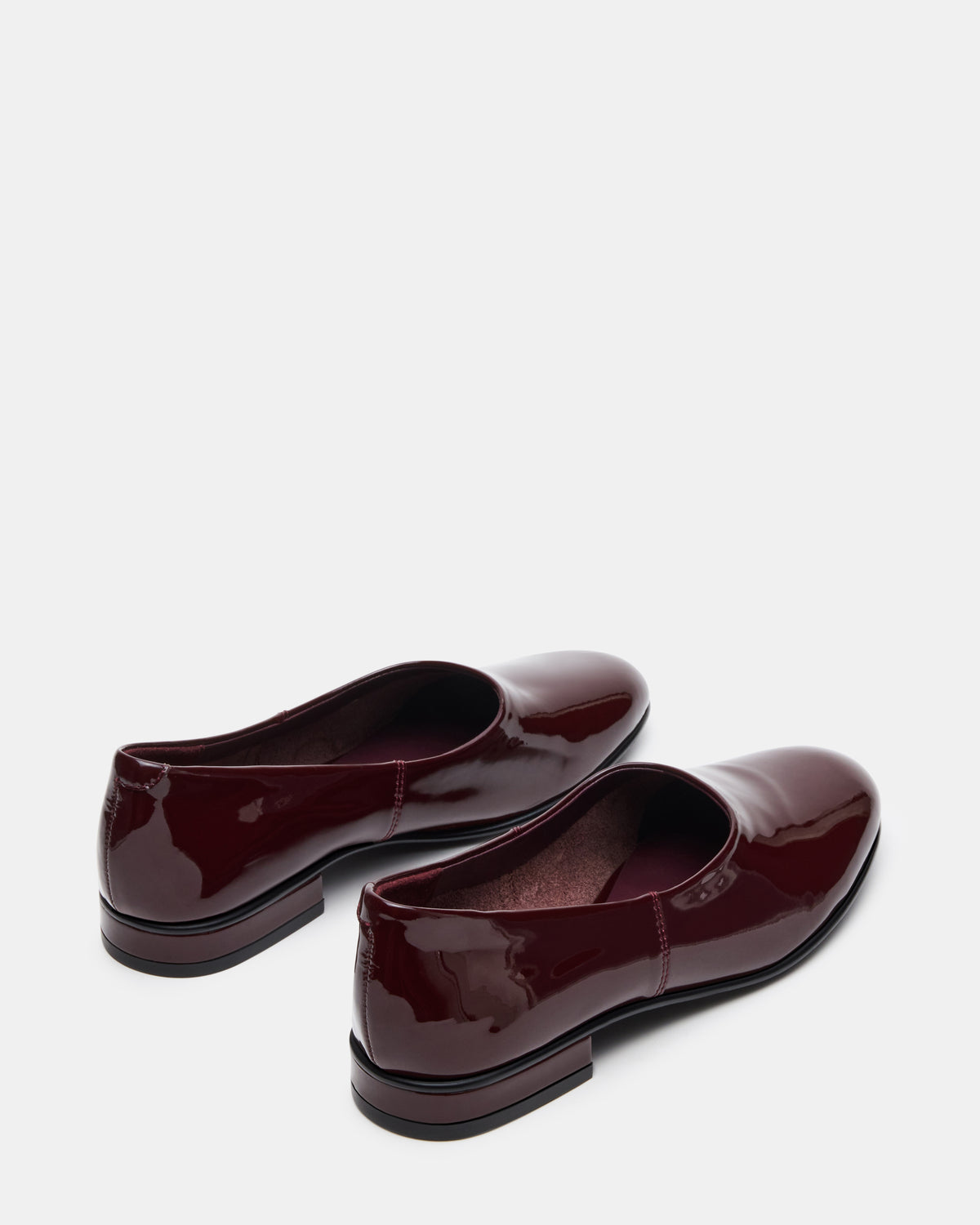 RANDALL Burgundy Patent Ballet Women's Flat