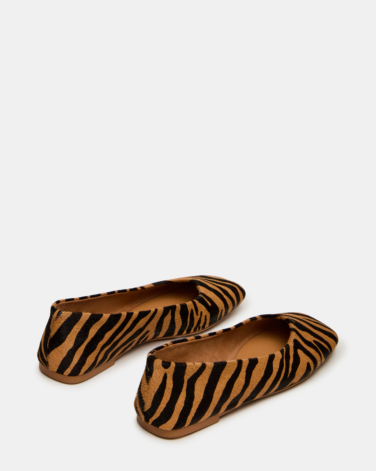 NURTURE Zebra Square-Toe Ballet Women's Flat