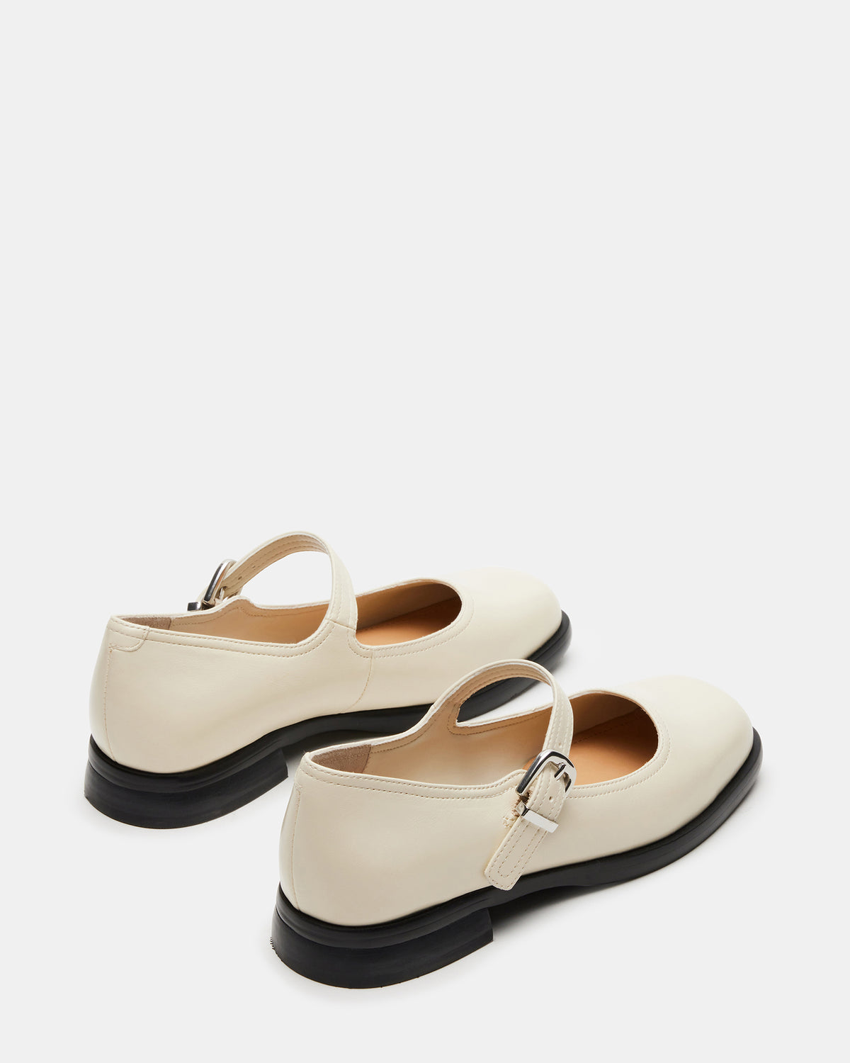 DELANCY Bone Leather Women's Mary Jane Flats