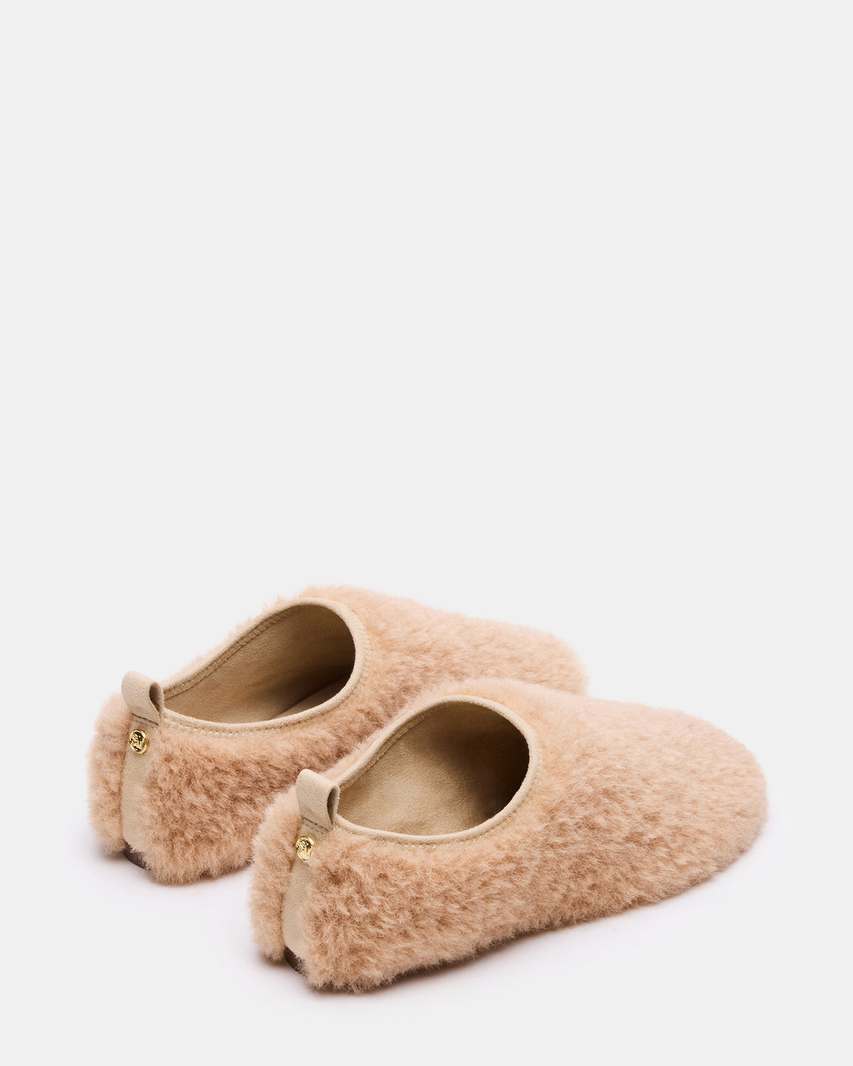 MINO Faux Fur Tan Women's Flat
