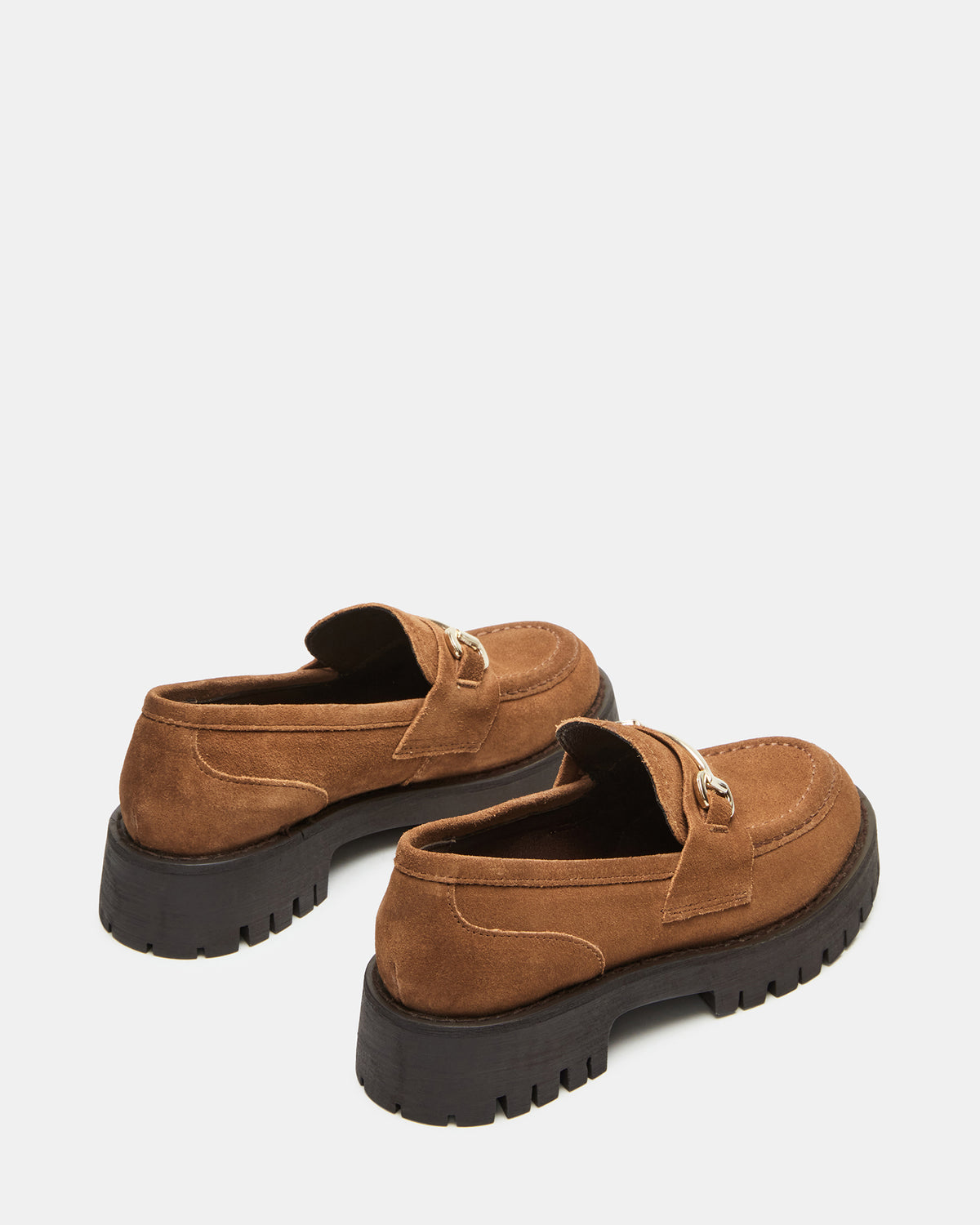 LANDO Cognac Suede Lug Women's Loafer