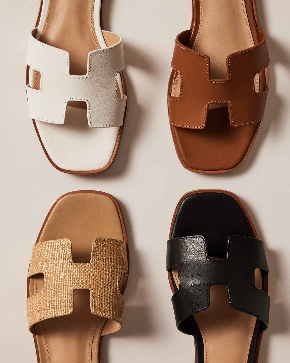 HADYN Cognac Leather Sandal | Women's Designer Sandals