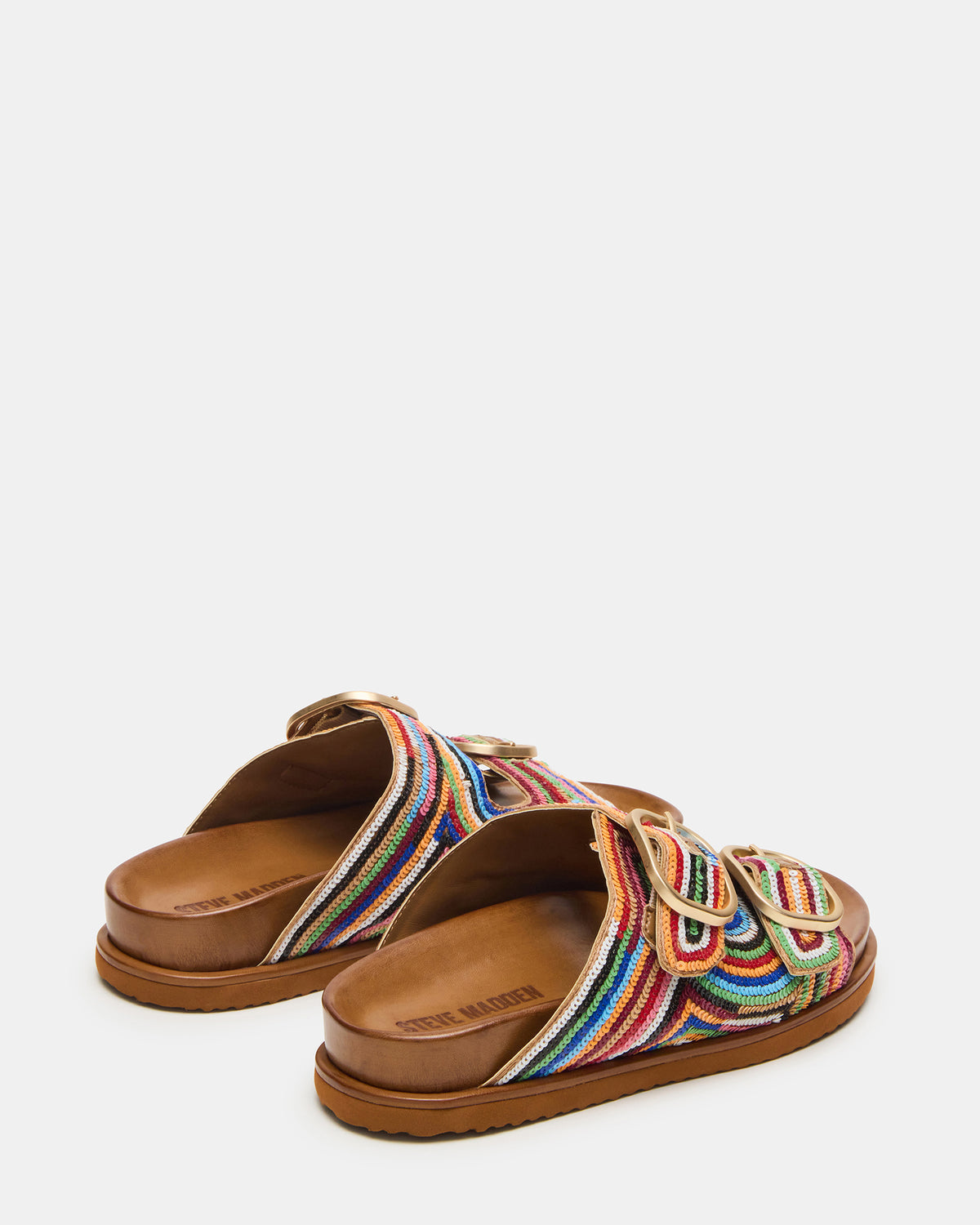 TOURIST Multi Color Footbed Slide Women's Sandal
