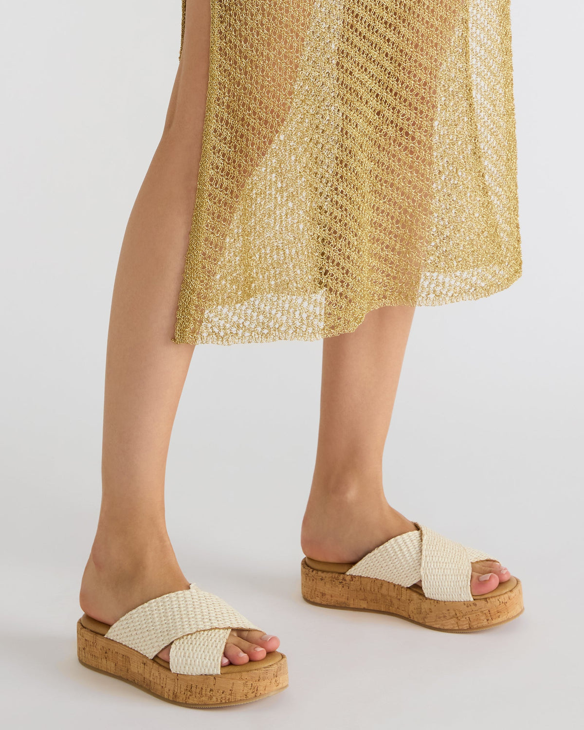 TULUM Raffia Multi Platform Flatform Women's Sandal