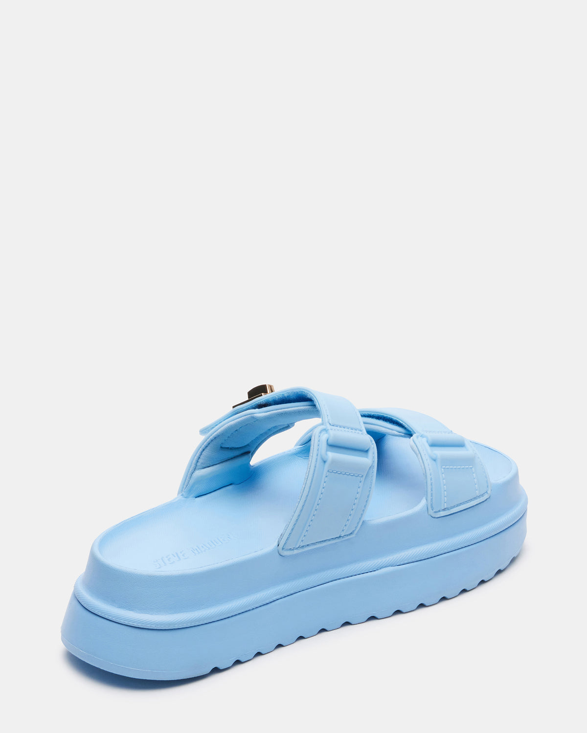 BIGSCHMONA JELLY Light Blue Women's Platform Slide Sandal