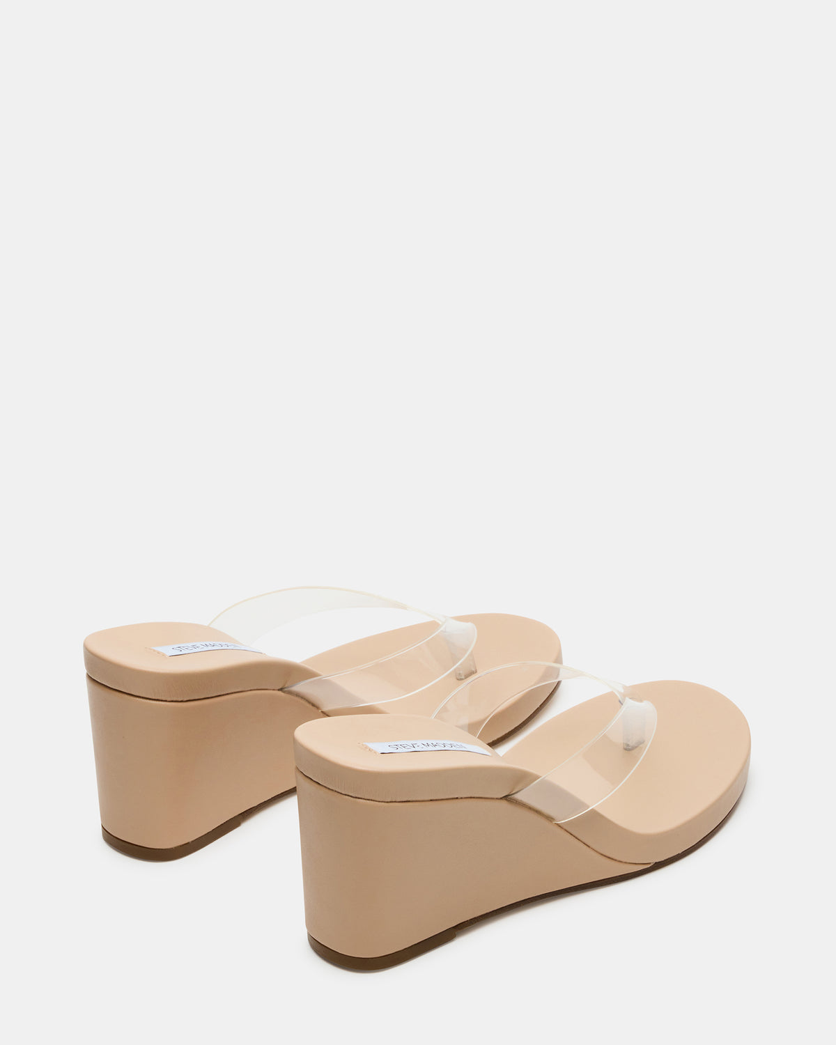 PLAYING Clear Thong Wedge Women's Sandal