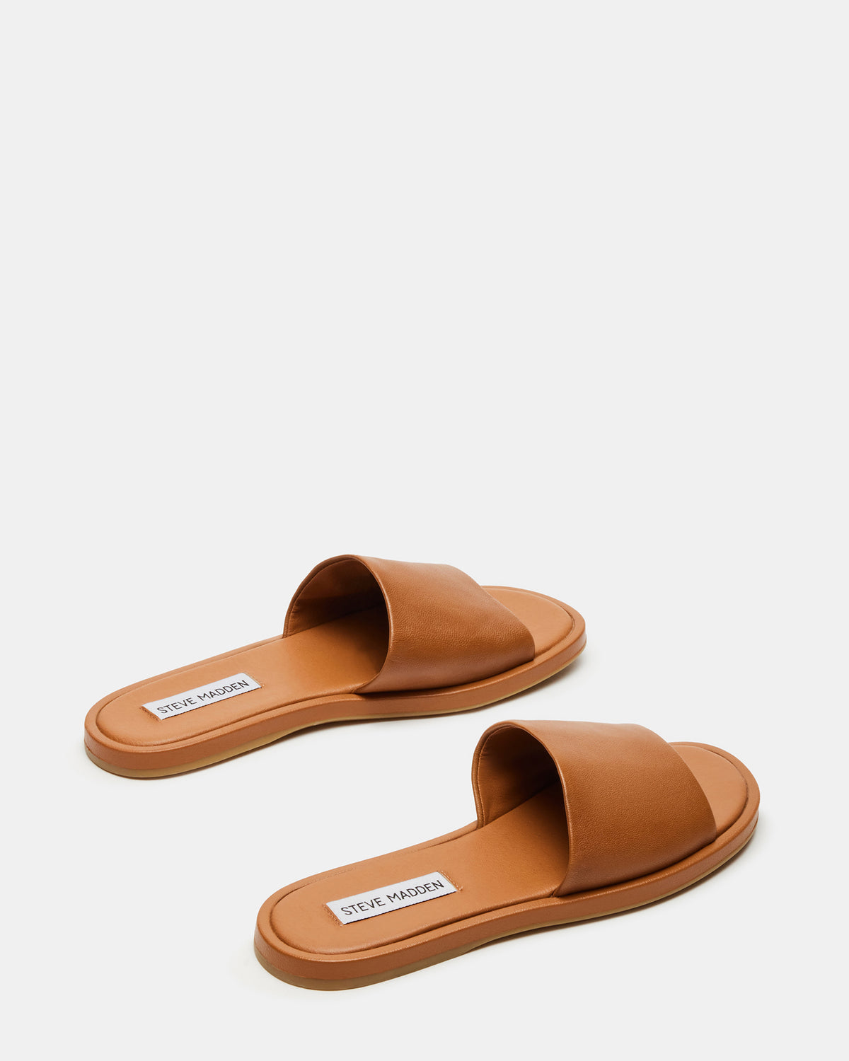 KAYA Brown Leather Slide Sandal | Women's Sandals