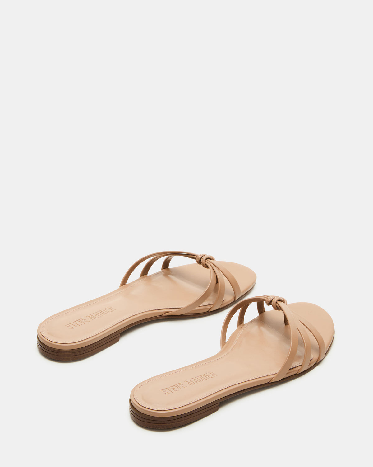 CALISSI Natural Leather Strappy Women's Slide Sandal