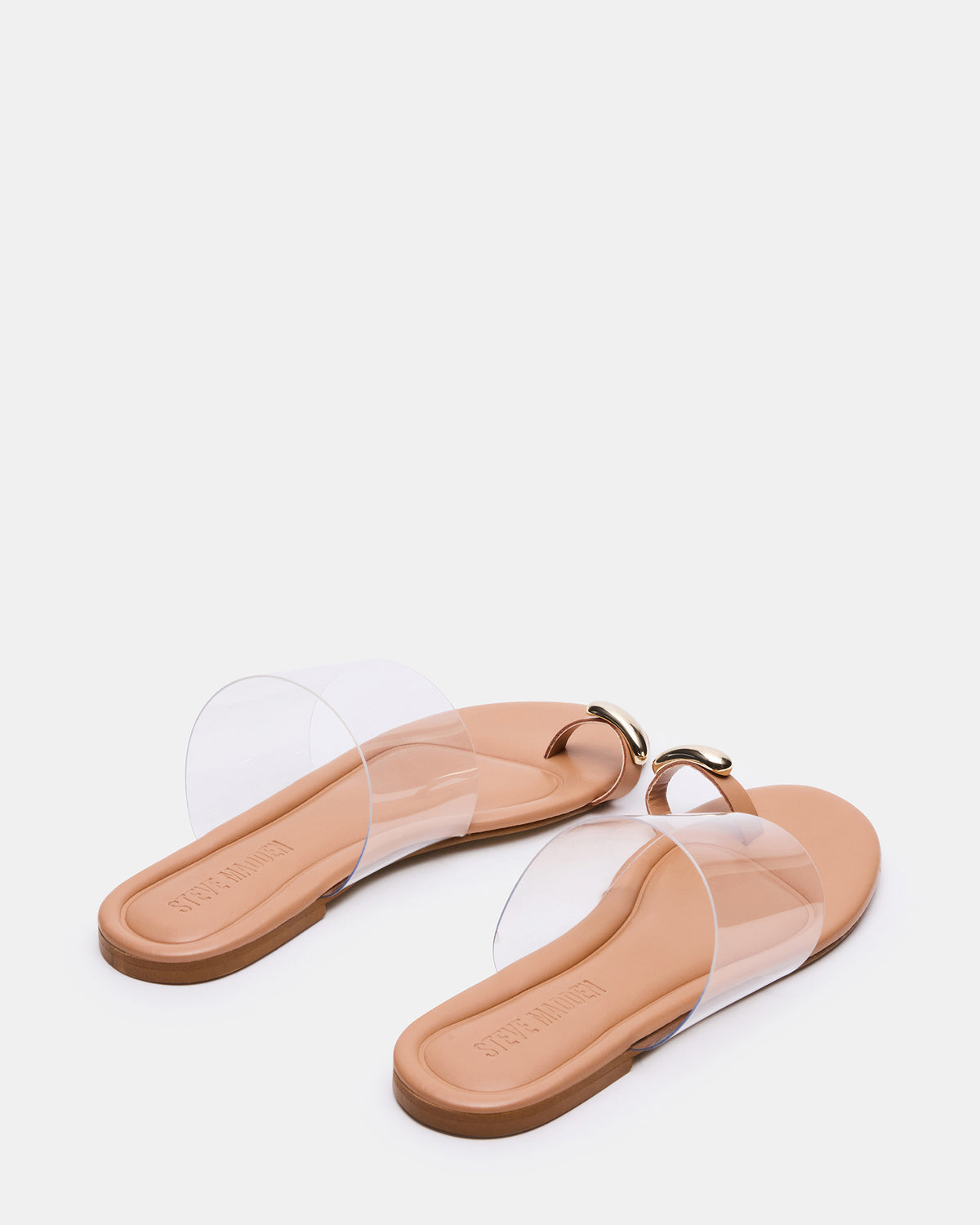 DECADENT Clear Rounded-Toe Slide Women's Sandal