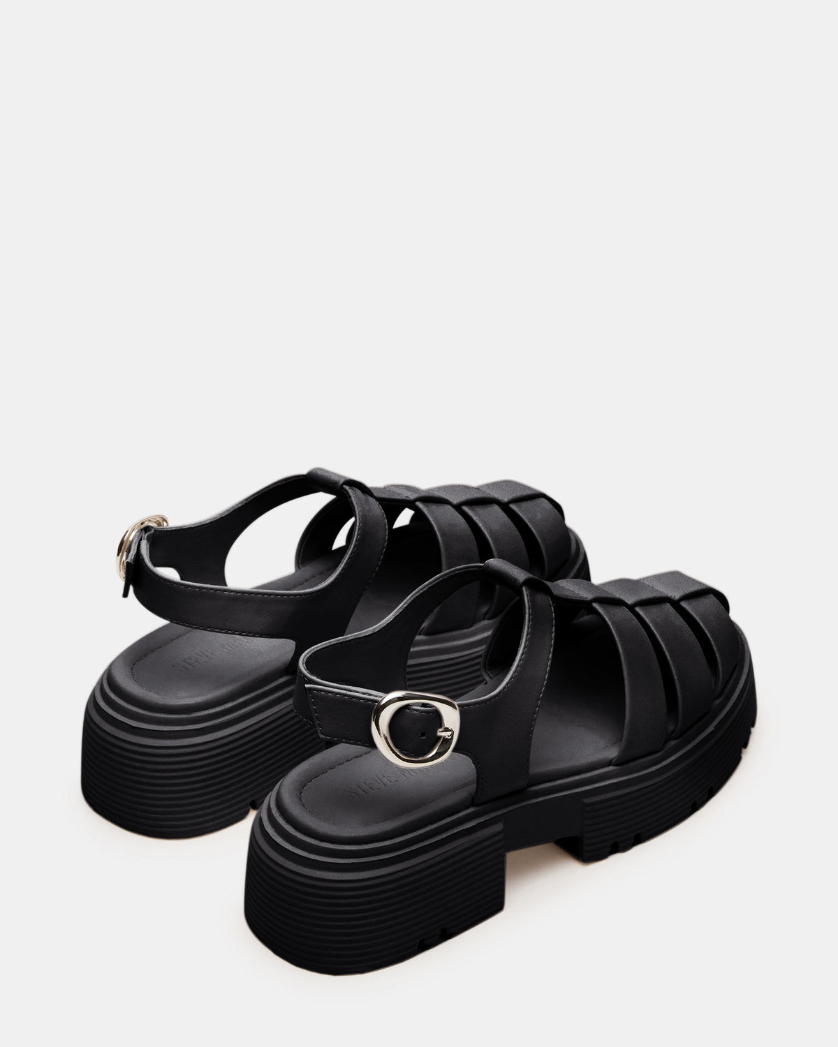 BASS Black Platform Fisherman Women's Sandal