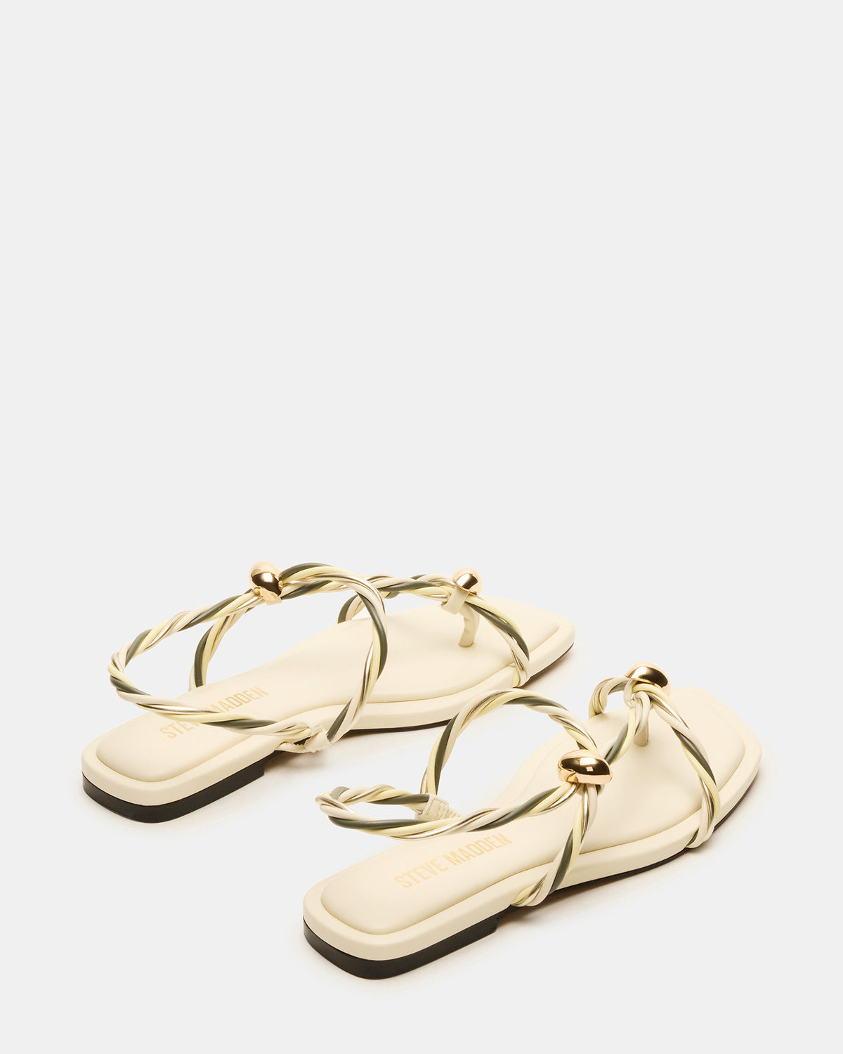 LOCO Bone Multi Women's Strappy Square Toe Sandal