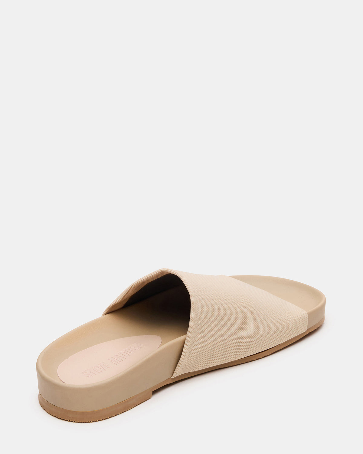 SANSA Tan Flatform Footbed Slide Women's Sandal