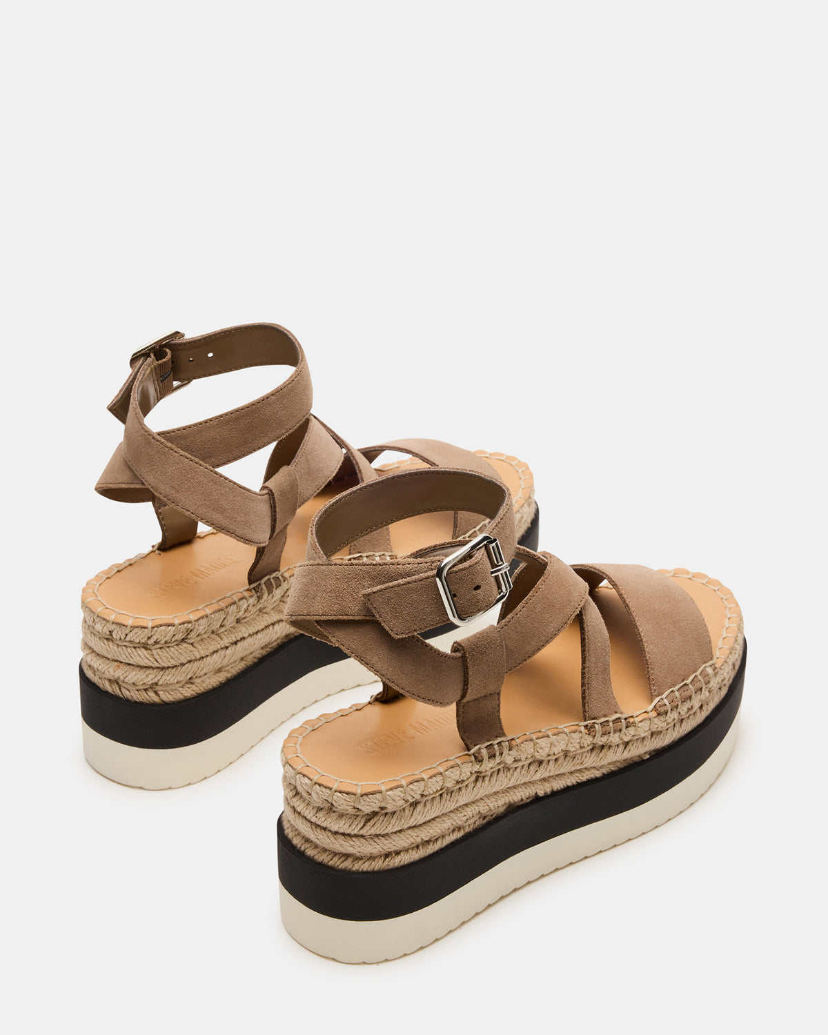 SOREN Taupe Suede Women's Espadrille Sandal